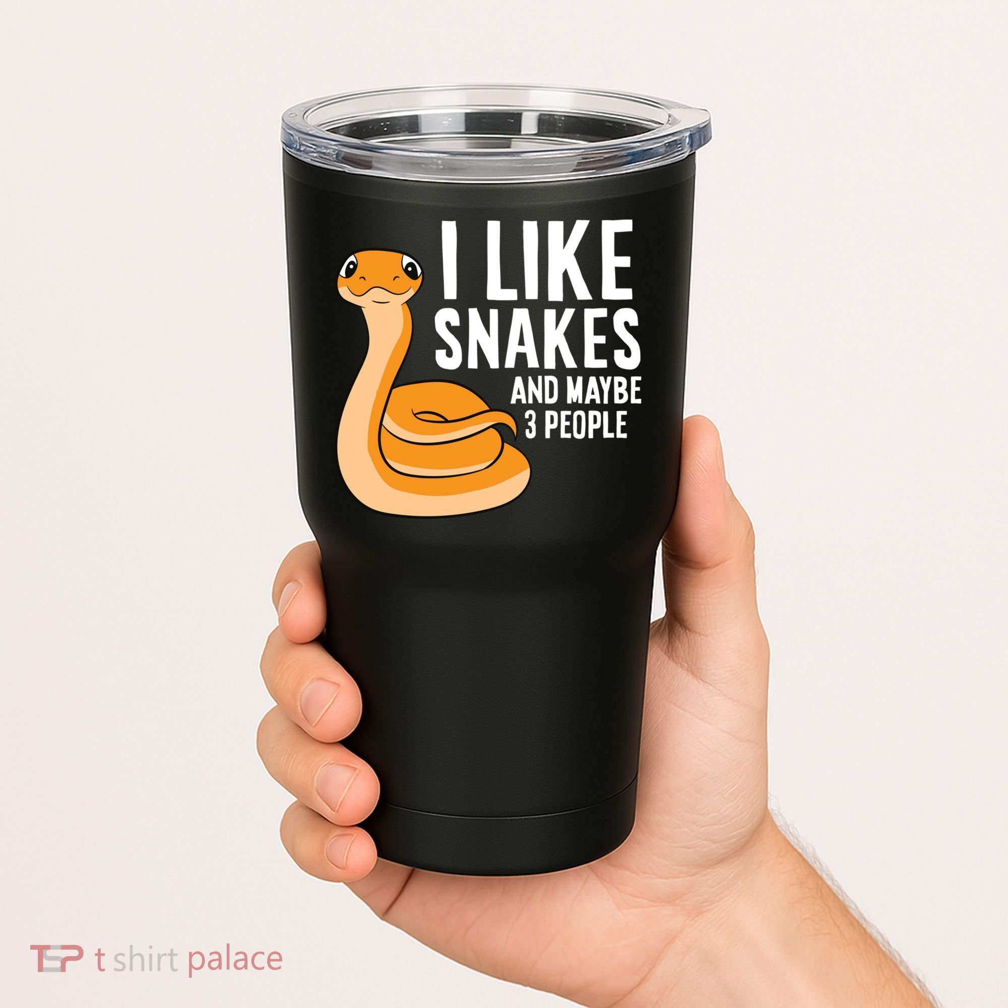 I Like Snakes And Maybe 3 People Snake Reptile Lover Cool Gift Tumbler