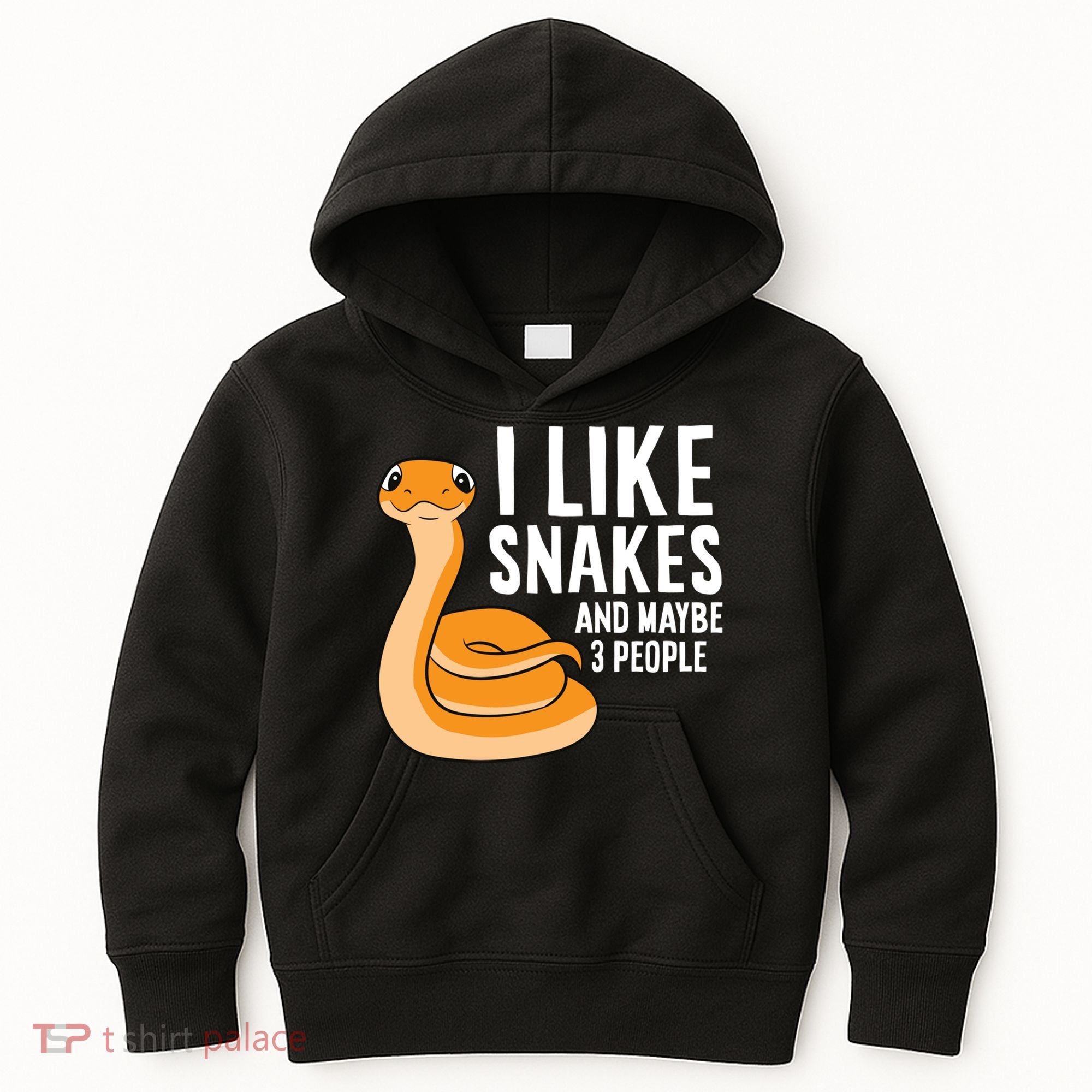 I Like Snakes And Maybe 3 People Snake Reptile Lover Cool Gift Kids Hoodie