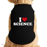 I Love Science Doggie Tank thumb 0