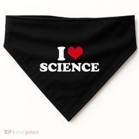 I Love Science USA-Made Doggie Bandana thumb 0