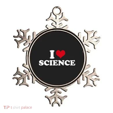 I Love Science Ornament
