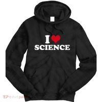 I Love Science Tie Dye Hoodie thumb 0