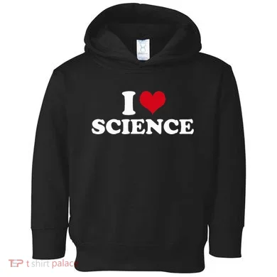 I Love Science Toddler Hoodie