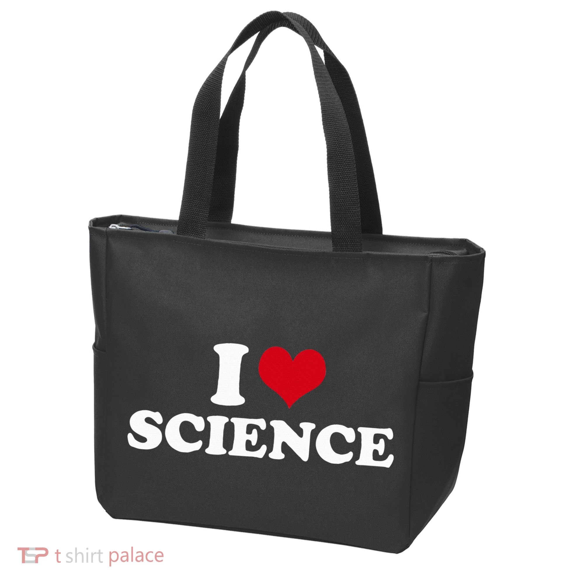 I Love Science Tote Bag