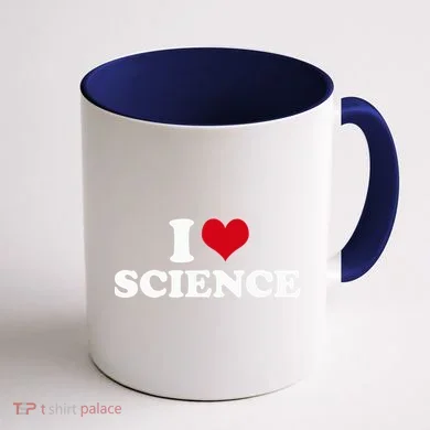 I Love Science Coffee Mug back