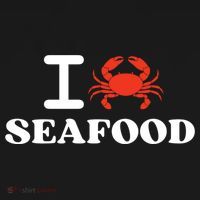 I Love Seafood Crab Shellfish National Seafood Month Gift Women's Hoodie thumb 2