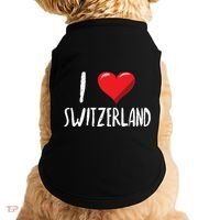 I Love Switzerland Traveler Souvenir Doggie Tank thumb 0