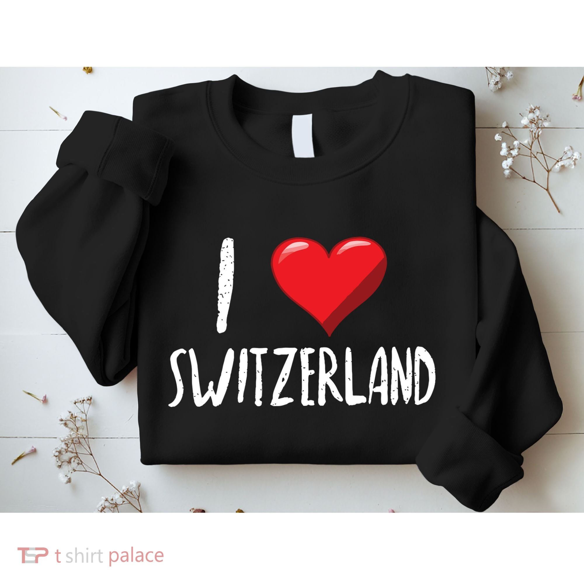 I Love Switzerland Traveler Souvenir Sweatshirt