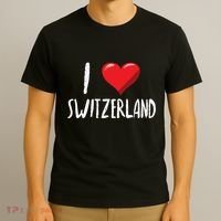 I Love Switzerland Traveler Souvenir T-Shirt thumb 3