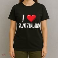 I Love Switzerland Traveler Souvenir T-Shirt thumb 4