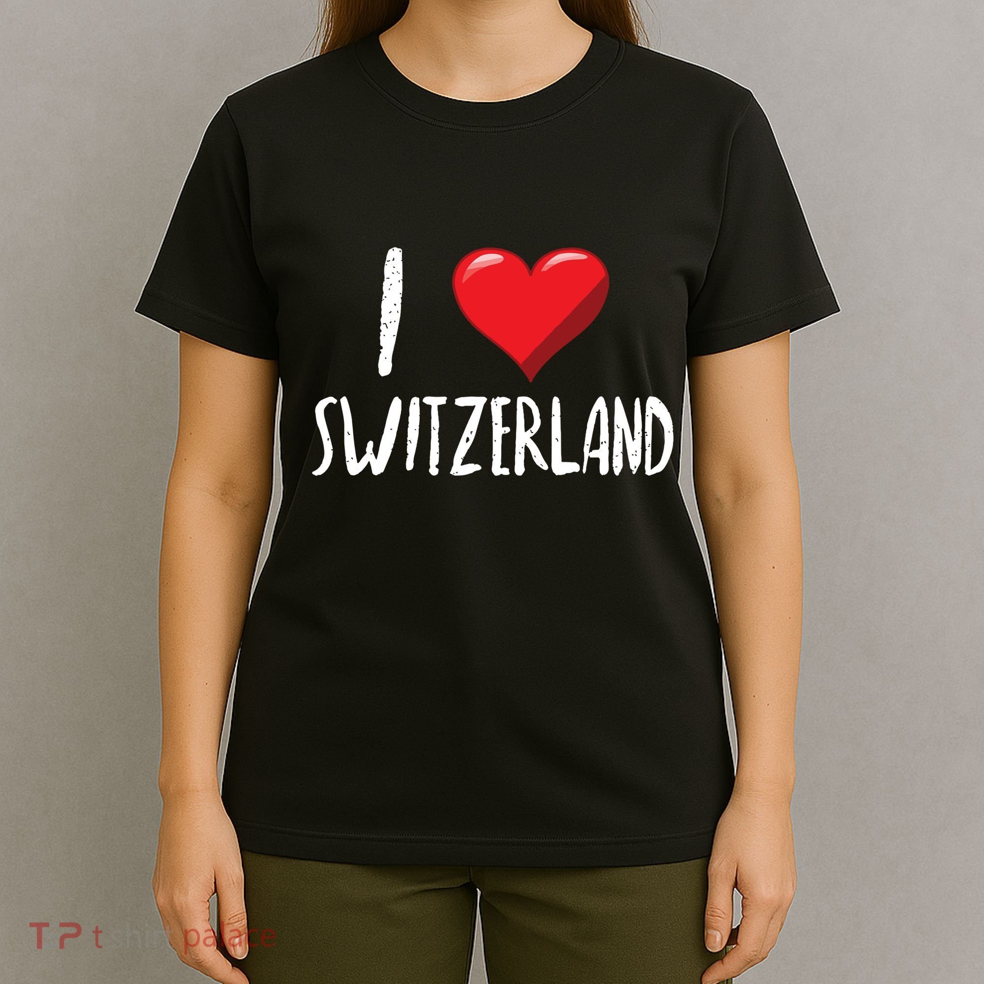 I Love Switzerland Traveler Souvenir T-Shirt