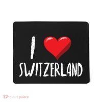 I Love Switzerland Traveler Souvenir Mousepad thumb 0
