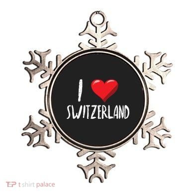 I Love Switzerland Traveler Souvenir Ornament