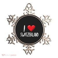 I Love Switzerland Traveler Souvenir Ornament thumb 0