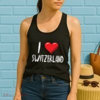 I Love Switzerland Traveler Souvenir Women's Tank Top thumb 2