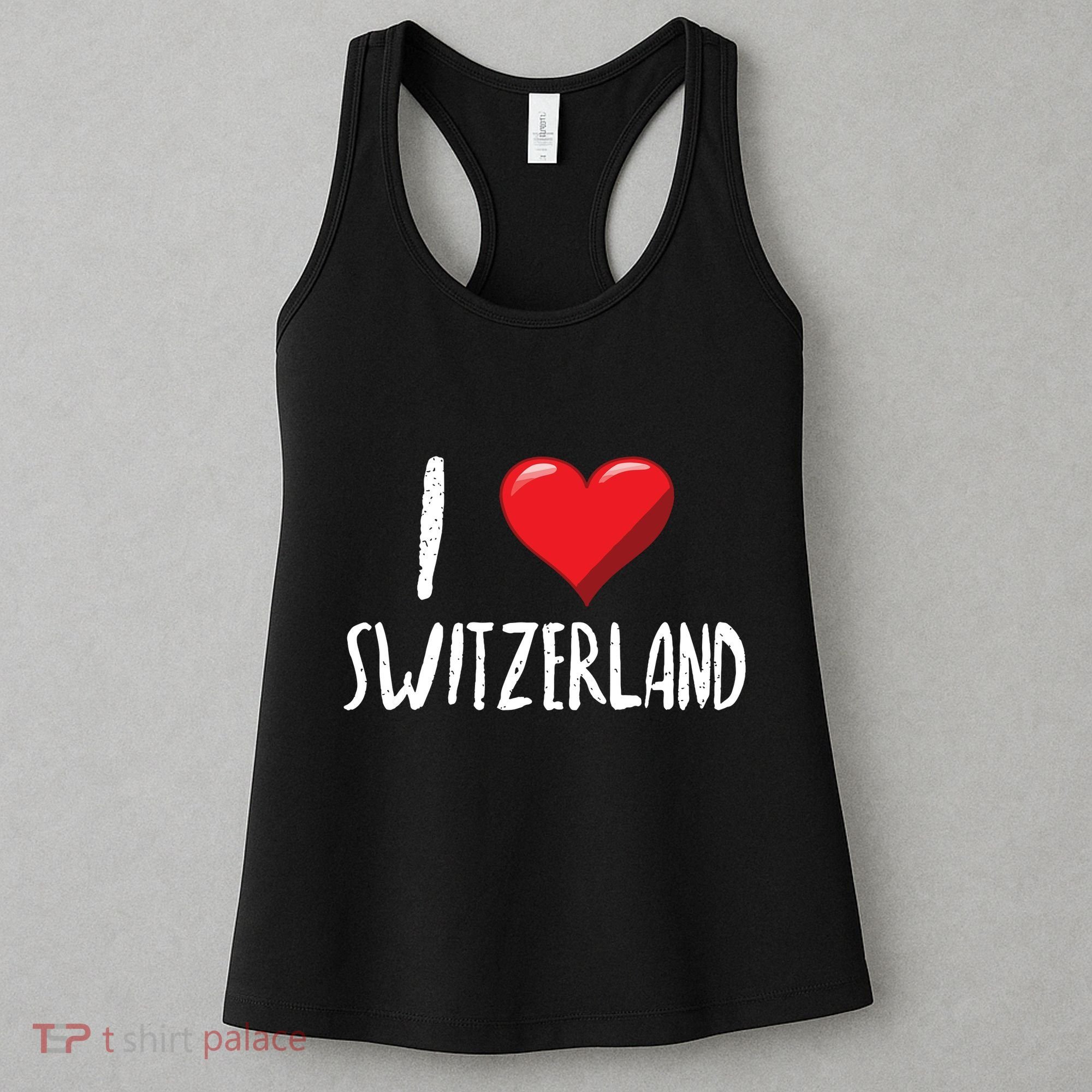 I Love Switzerland Traveler Souvenir Women's Tank Top