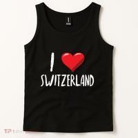 I Love Switzerland Traveler Souvenir Tank Top thumb 2