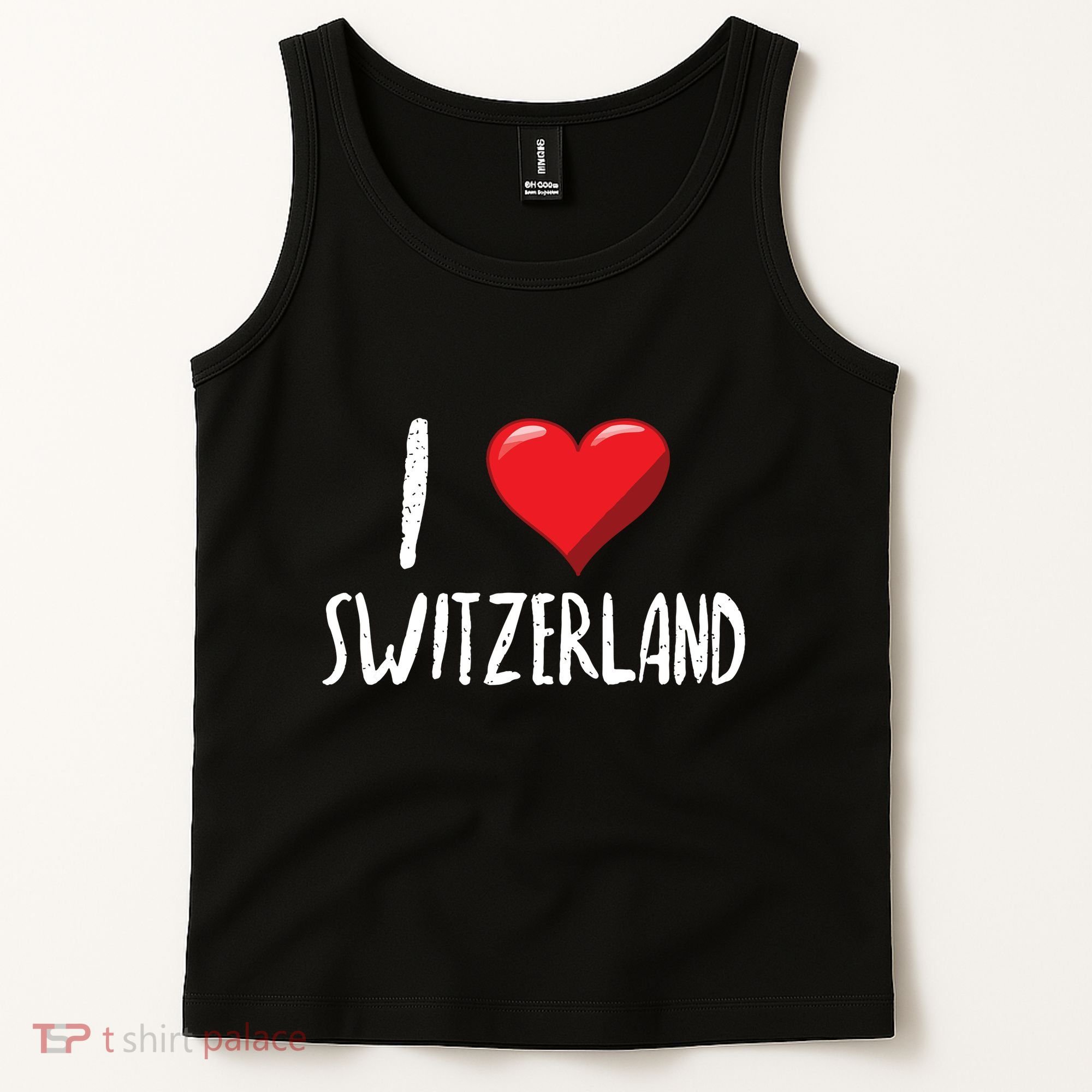 I Love Switzerland Traveler Souvenir Tank Top