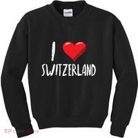 I Love Switzerland Traveler Souvenir Kids Sweatshirt thumb 0