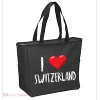 I Love Switzerland Traveler Souvenir Tote Bag thumb 2