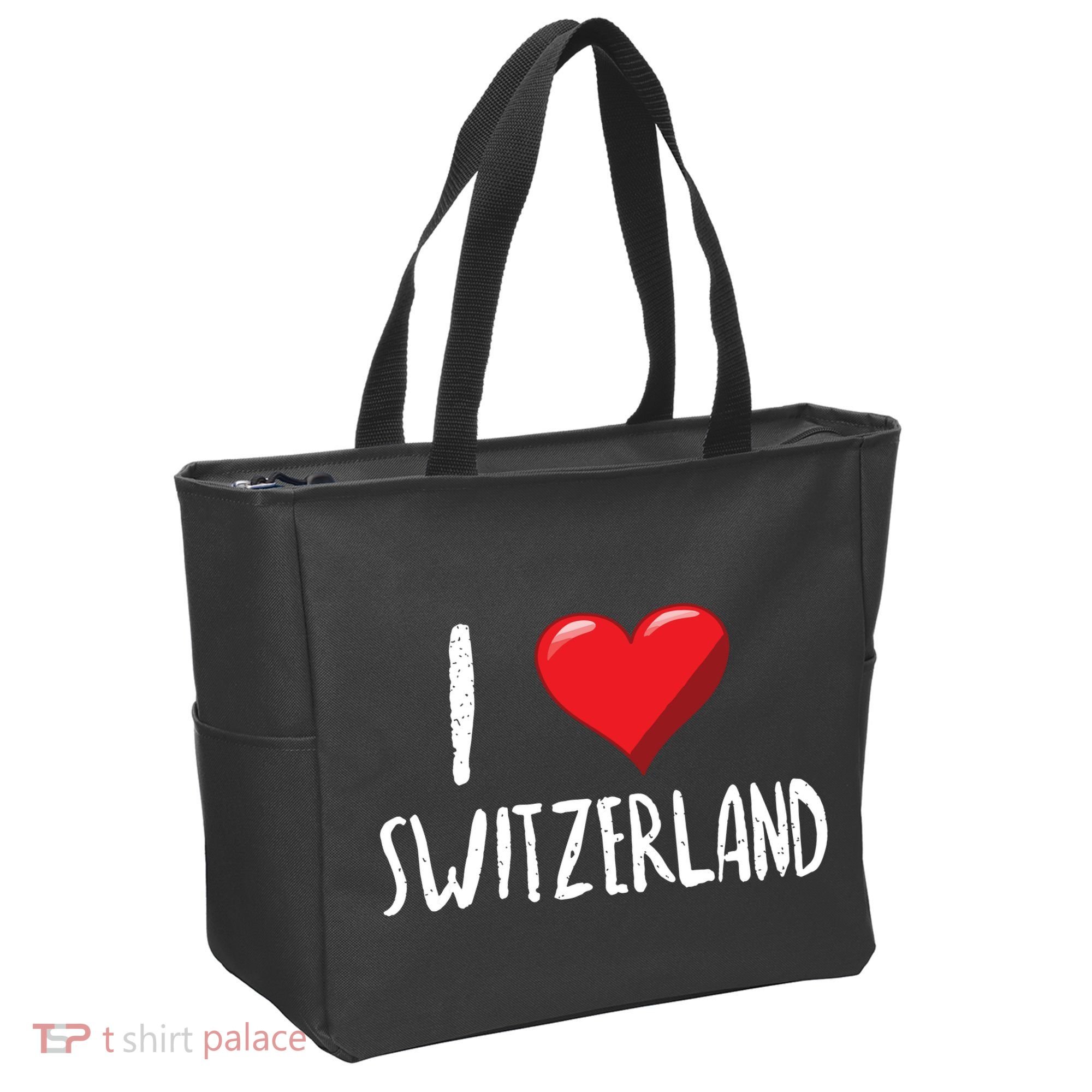 I Love Switzerland Traveler Souvenir Tote Bag