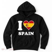 I Love Spain Spanish Flag Heart Hoodie thumb 0