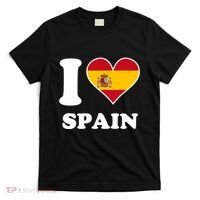 I Love Spain Spanish Flag Heart T-Shirt thumb 0