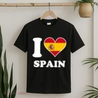 I Love Spain Spanish Flag Heart T-Shirt thumb 2