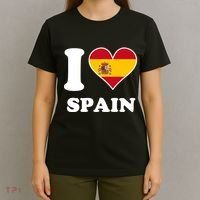 I Love Spain Spanish Flag Heart T-Shirt thumb 4