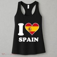 I Love Spain Spanish Flag Heart Women's Tank Top thumb 3
