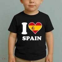 I Love Spain Spanish Flag Heart Toddler T-Shirt thumb 2