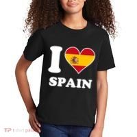 I Love Spain Spanish Flag Heart Kids T-Shirt thumb 2