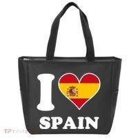 I Love Spain Spanish Flag Heart Tote Bag thumb 0