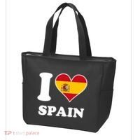 I Love Spain Spanish Flag Heart Tote Bag thumb 3
