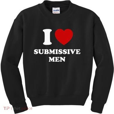I Love Submissive Men Kids Sweatshirt