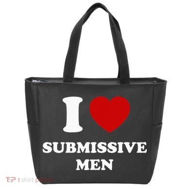 I Love Submissive Men Tote Bag
