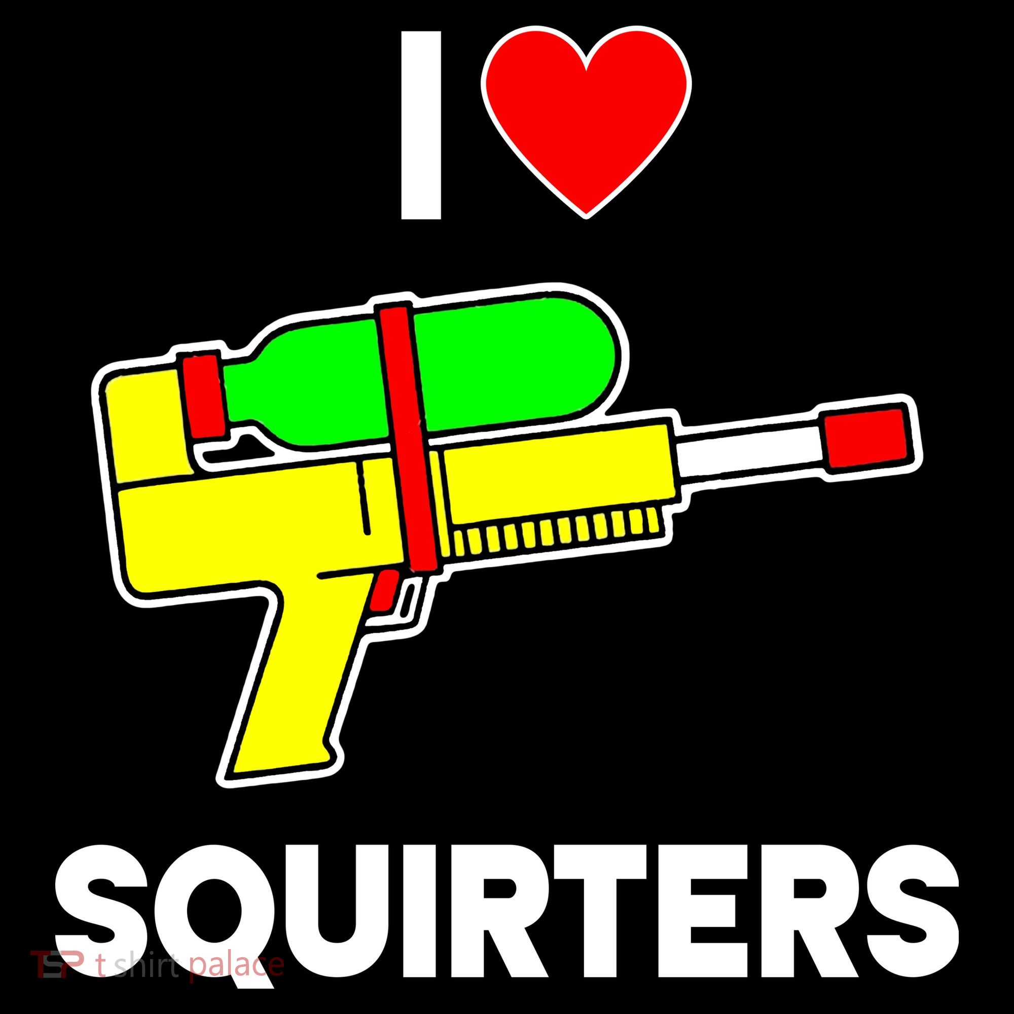 I Love Squirters Funny Apron