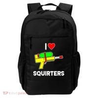 I Love Squirters Funny Backpack thumb 0