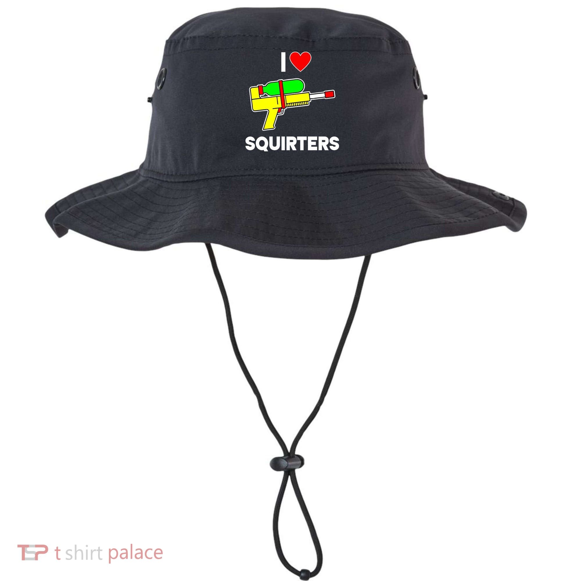 I Love Squirters Funny Bucket Hat