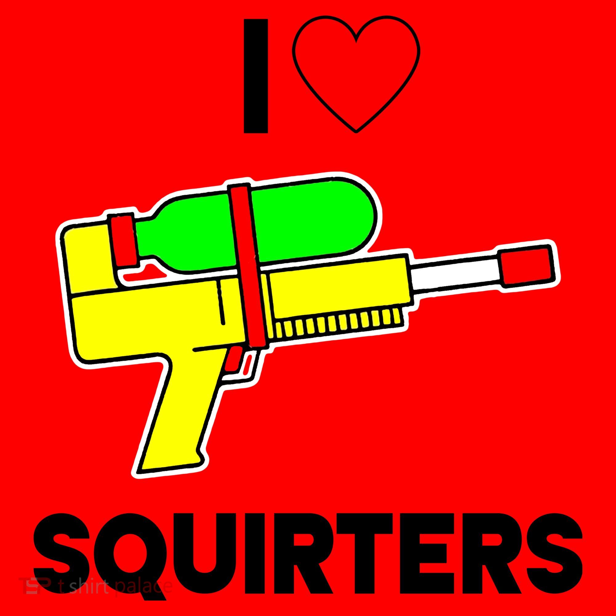 I Love Squirters Funny Santa Hat