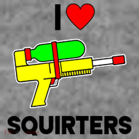 I Love Squirters Funny Doggie Tank thumb 3