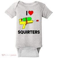 I Love Squirters Funny Baby Bodysuit thumb 0