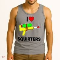 I Love Squirters Funny Tank Top thumb 3
