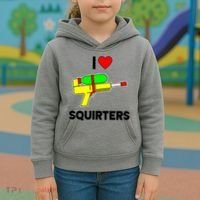 I Love Squirters Funny Kids Hoodie thumb 3