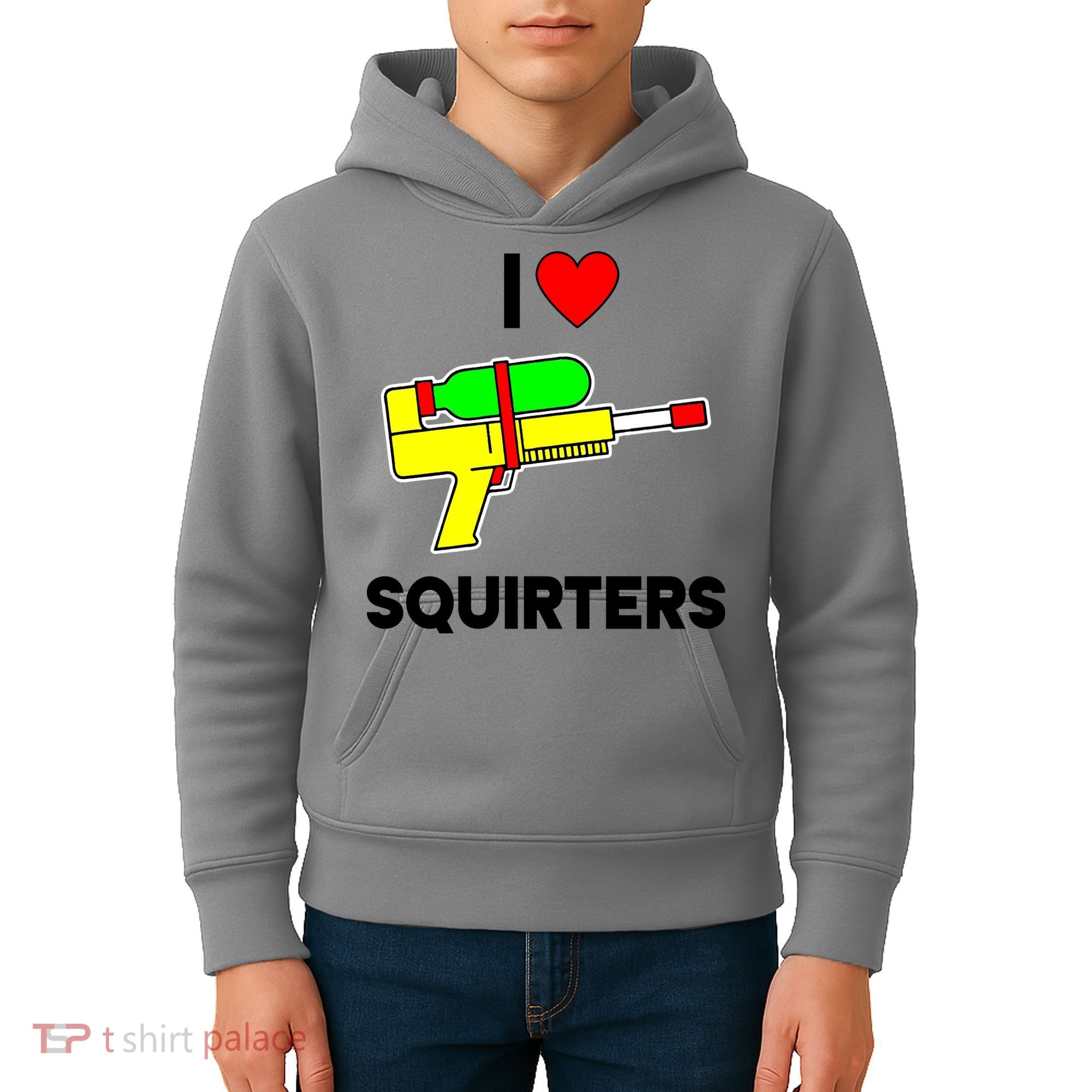 I Love Squirters Funny Kids Hoodie