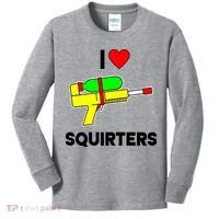 I Love Squirters Funny Kids Long Sleeve Shirt thumb 0