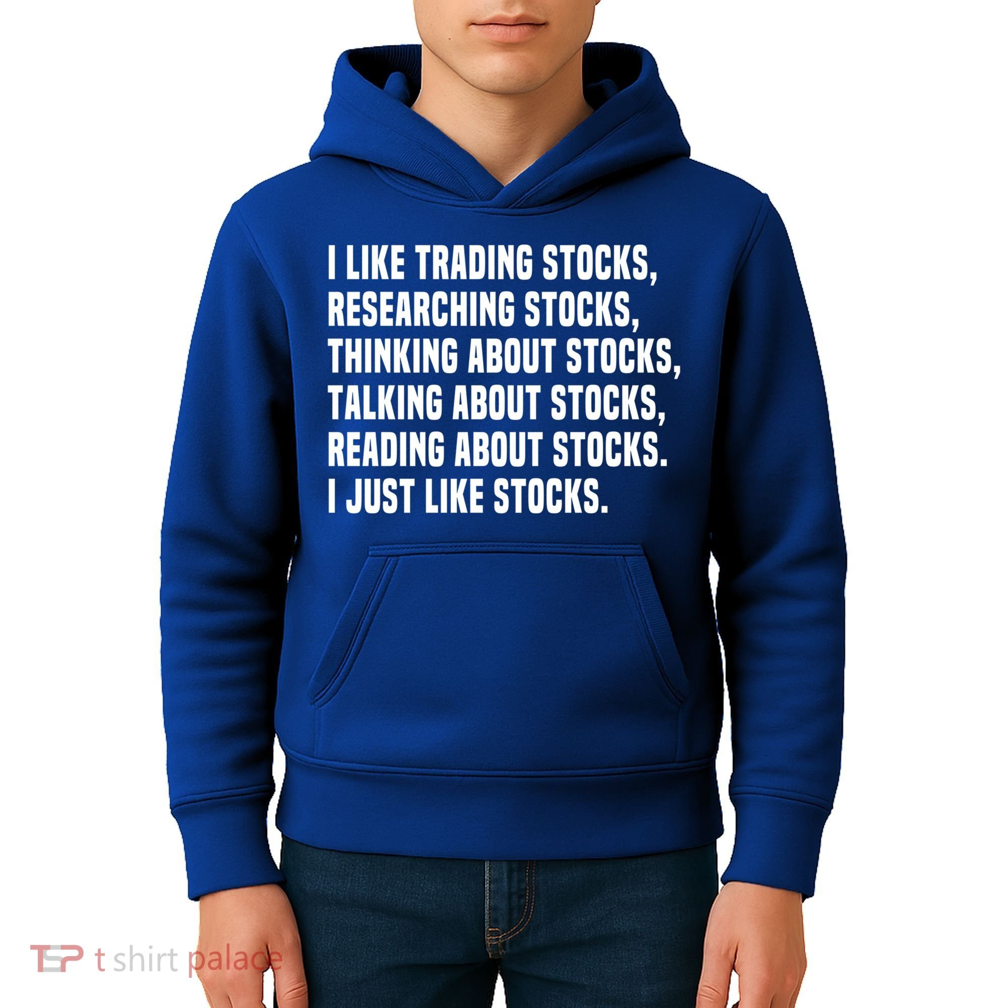 I Like Stocks Funny Day Trader Stock Market Gift Kids Hoodie