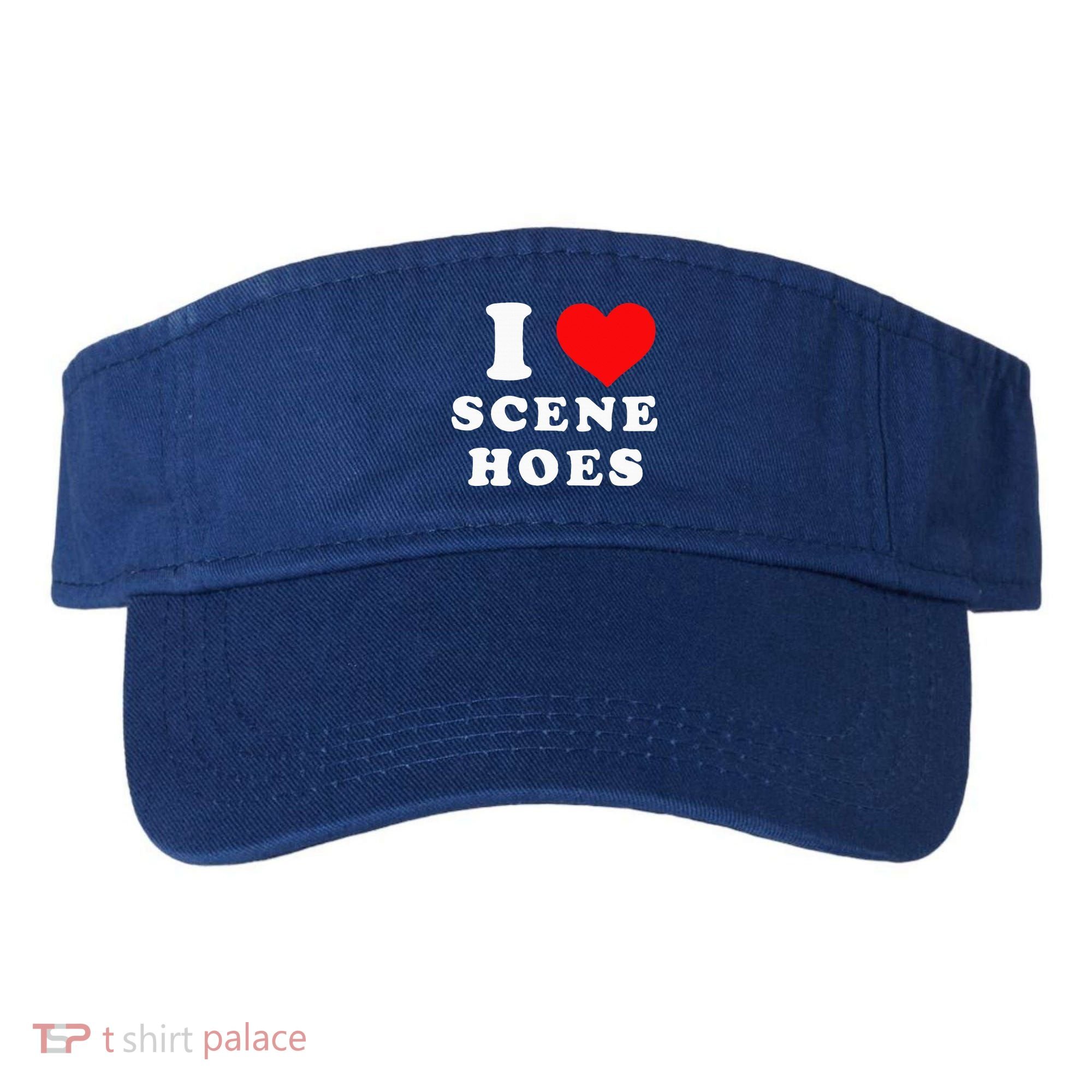 I Love Scene Hoes Visor