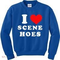 I Love Scene Hoes Kids Sweatshirt thumb 0