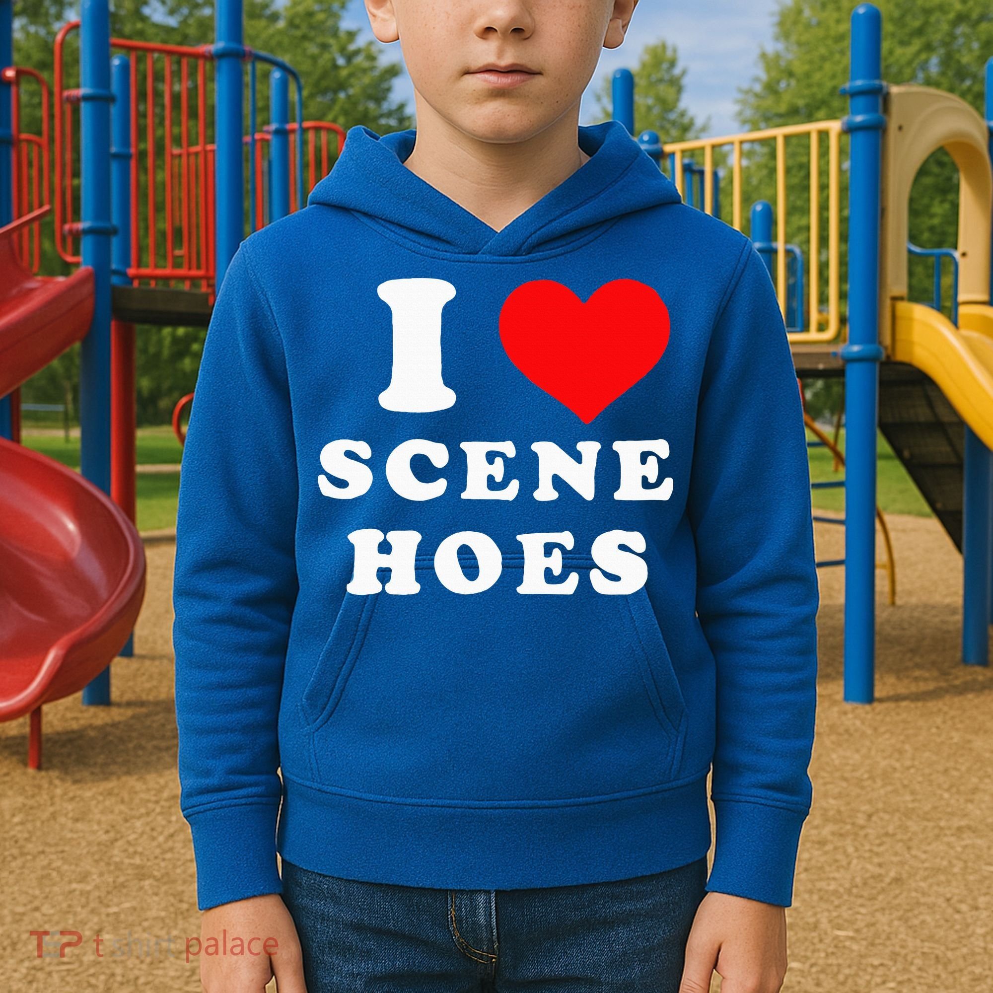 I Love Scene Hoes Kids Hoodie